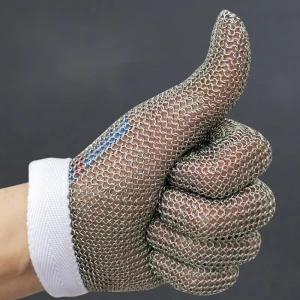 Stainless steel Chain mail safety gloving/ chain mail gloving for butcher Stainless Steel