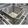 stainless steel hopper trolley for meat food processing