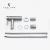 Import Stainless steel single handle taps one hole waterfall mixer sinks face bathroom wash basin faucet from China