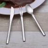 Stainless steel steak knife, fork and spoon set of three children cutlery set flatware