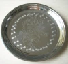 Stainless Steel Unbreakable Round Base Plate Dish With Different Size