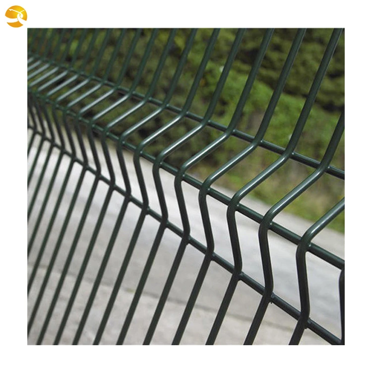 stainless steel wire wire mesh fence with 3 folds