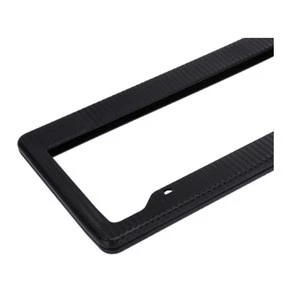 Standard USA Canada License Plate Frame In Carbon Material