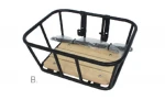 steel bicycle basket metal basket for bike
