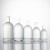 Import Stocked Empty 750ml 375ml Extra Flint Glass Bottle with Stopper/screw Cap for Gin Vodka SPIRITS Clear Cork Round Bulk on Pallet from China