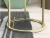 Import Stool Velvet Upholstered  ottoman with Gold Metal Base Footstool Ottoman with Metal Leg at Factory Price from China