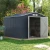 Import Strong Durable 15 Years Warranty 7x4FT Tool Sheds Metal Garden House from China