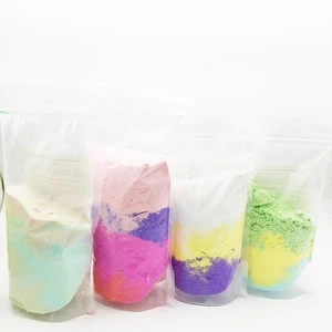 Strong fizzing Bath sea salt  powder in bath bag factory supply