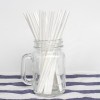 Supply for Juice/Shakes/Smoothies Plain Pattern Design White Paper Straw