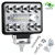 Import Support OEM DC12-60V 3" Inch Spot Flood Combo Led Driving Light, Truck 4X4 Square Lamp Car 54W Led Work Light from China