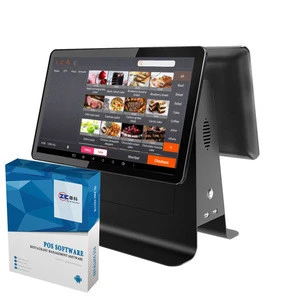 Support select dinner table number order food cash register software multi-function pos android software for restaurant