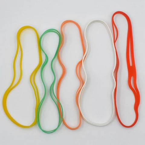 Synthetic TPR Mix color rubber bands , 7# rubber band , small rubber bands