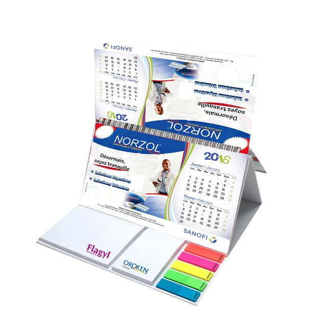 Buy Table Calendar With Sticky Notes from Wenzhou Kangfei Printing Co ...