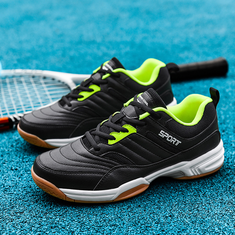 Tennis shoe volleyball and racquetball play Lace up front for men shoes