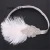 Import The Great Gatsby vintage princess wedding bridal crystal feather lace elastic tiara and crowns headband hair band from China