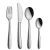 Import Top grade stainless steel dinner fork knife spoon heavy weight flatware cutlery from China