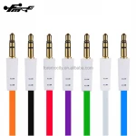 Transparent Jelly 3.5mm Aux audio cable Video Cable