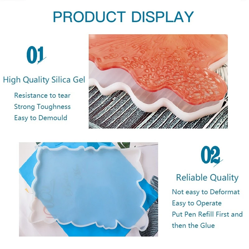 Tray mould 23cm*39cm/23cm*39.2cm/25cm*25cm/20cm*30cm with a pair of middle size handle