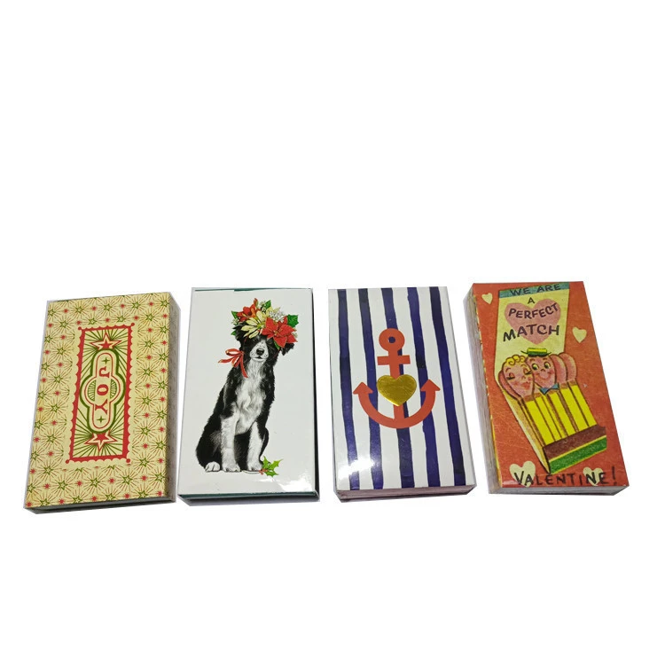 Trick box matches sticks cigarette pack safety custom cigar matches