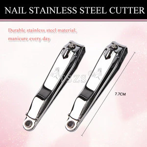 TSZS Nail Clipper Stainless Steel Manicure Pedicure Care Tool Trimmer Clipper Cuticle Slant Nail Cutter
