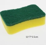 Tub Soap Scum Eraser / Nylon Sponge Scouring Pad / Kitchen Cleaning Sponge Scrubber