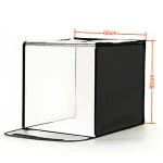 Turntable-BKL 60cm Drop shipping LED photography studio light for table shooting Two-color light box dimmer
