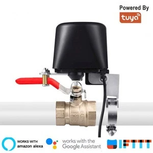 tuya WI-FI water valve/gas valve wireless remote control smart tuya valve with manipulator