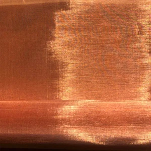 ultra fine  conductive fabric red copper mesh screen