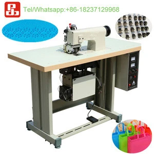 ultrasonic non woven bag cutting and sewing sealing machine/non woven carry bags making machinery