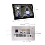 Universal 360 Panoramic Android Stereo FM Radio  Hifi DSP Car Video TV Player GPS Navigation 4G Wifi Dash Camera Car DVD Player