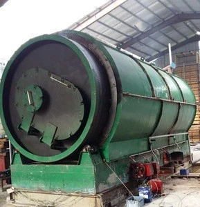 Used Rubber Tires Recycling Machine / Tyre Pyrolysis Plant