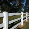 UV Resistant 3 Rail plastic vinyl PVC fence horse,Cheap White Plastic Vinyl PVC Horse Fence