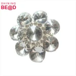 Vintage Sparkle Crystal Rhinestone Flower Pin Brooch Women Wedding Broach