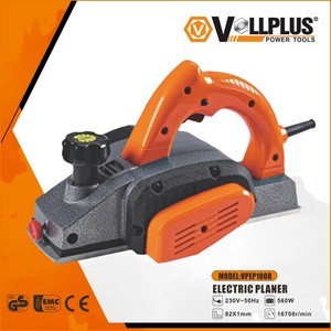 Vollplus VPEP1008 560W aluminium body power electric planer 82mm wood working electric planer