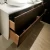 Import Wall mounted double basin solid wood bathroom vanity-75"-1900 mm from China