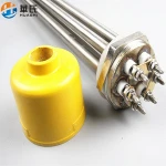 Water Immersion Heater With Flange , Hydroponic Industrial System, Industrial Hydroponic Pot System
