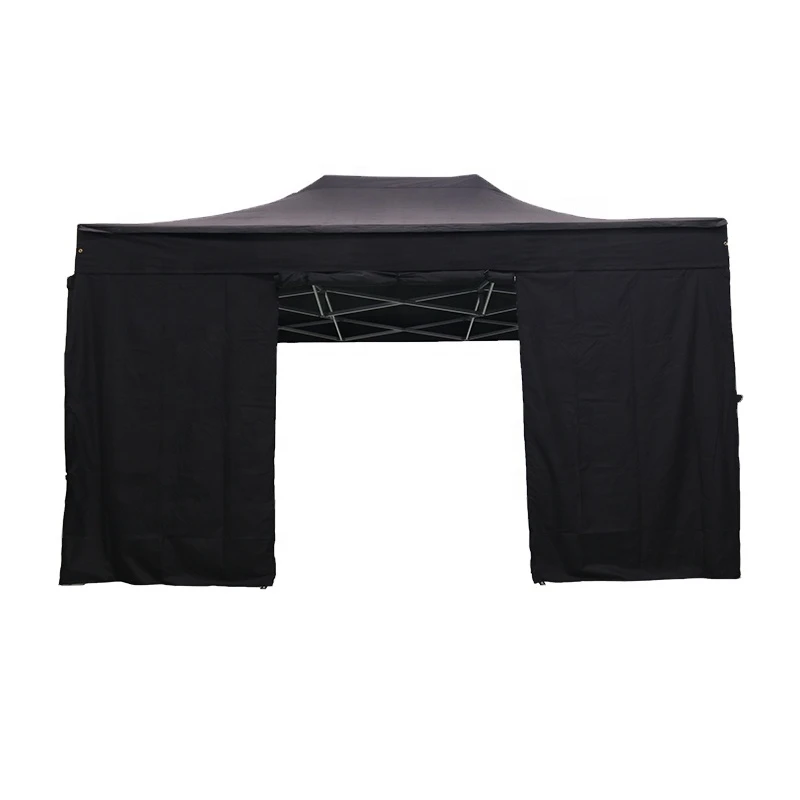 Waterproof Enclosed 2x2m Gazebo Folding Canopy Tent Outdoor Steel Frame Gazebos
