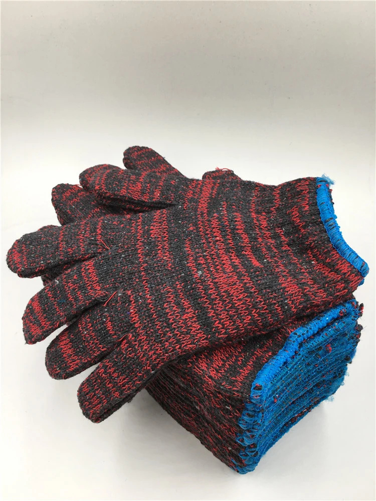 Wearable Machine 1000g Bleached Mixed Color Cotton Yarn Gloves