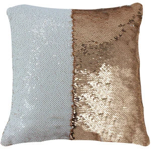 White and Silver Double Sides Colors Sublimation Cushion Cover Blanks Sequin Throw Cushion Cover Grey Cushion Cover