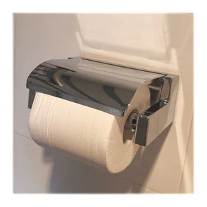 White Chrome Plastic wall mount paper towel roll tissue dispenser toilet paper holder