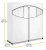 Import white Extra Wide Portable Clothes Closet Polyester Wardrobe with pvc window from China