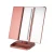 Import wholesale 2020 travel portable square tri folded illuminating makeup led mirrors from China