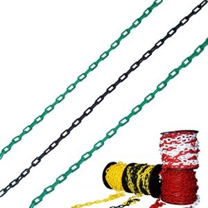 Wholesale 2mm coloured plastic link chain