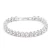 Import Wholesale 3 Colors Women Bracelets Fashion Roman Style Crystal Bracelets 925 Sterling Silver Bangles for Gifts Accessories from China