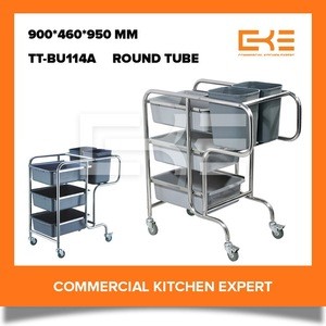 Wholesale Airline Service Cart Restaurant Collecting Cart Hotel Liquor Service Trolley