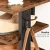 Import Wholesale best-selling living room furniture stable and powerful 8-story vertical shoe rack hooks in rustic brown from China