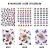 Import Wholesale Butterfly 3D Nail Sticker Beautiful Decals Decoration Nail Art Accessories Design Sticker from China