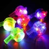 Wholesale Cheap And Colorful Plastic LED Glow Whistle  For Carnival Activities