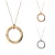 Import Wholesale Custom Circle Family Necklace gold plated jewelry from China