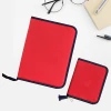 Wholesale Custom Logo Multi-purpose Polyester Zipper Binder Padfolio Office Accessory Multi-bags Poly Zippered Binder Padfolio